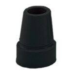 50012BKEA Nova Quad Cane Tip Replacement 1/2", Black Each