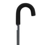 1040BK Cane Full Curve Handle with Foam Grip Black