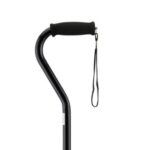 1060BK Nova Offset Adjustable Cane Black