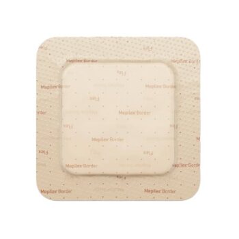 595300 Mepilex Silicone Foam Dressing with Border Flex 4"x4" Box of 5 (Sterile)