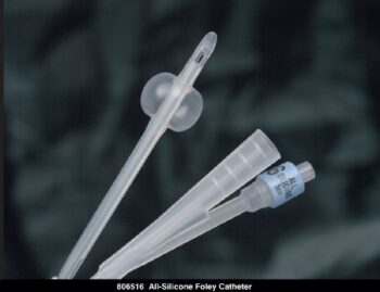 806322 Foley Catheter Bardia® 2-Way Standard Tip 30 cc Balloon 22 Fr. Silicone