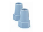 20022GR Nova Rubber Crutch Tips, 7/8", Grey, (Pair)
