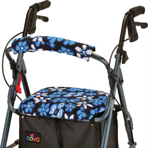4007AB Nova Seat and Back Cover for Rolling Walker Aloha Blue