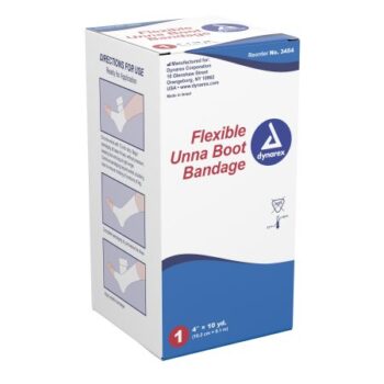 3454 Dynarex Unna Boot Zinc Oxide Bandage 4"x10yds