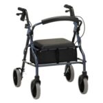 4220BL Nova 20" Zoom 4-Wheel Walker (20" High Seat,8" Wheels) Blue