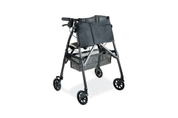 4350-BW Stander Signature Life EZ Fold-N-Go Rollator - Black Walnut