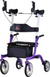 4801PL Nova Phoenix Rise UP Rollator 2.0, 300 Lbs Weight Capacity, Purple