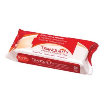 3101 Tranquility Cleansing Wipes Pack of 56 (9"x13)