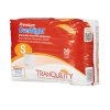 2114BAG Tranquility Premium OverNight Disposable Heavy Absorbency Underwear Small (22"-36") Bag of 20