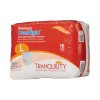 2116BAG Tranquility Premium OverNight Disposable Heavy Absorbency Underwear Large (44"-54") Bag of 16