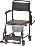 8805 Nova Commode Mobile with Drop Arm and Padded Seat (250 Lbs Weight Capacity)