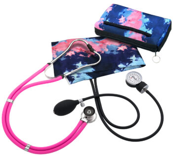 A2-SNT Prestige Aneroid & Sprague Stethoscope Combination - Tie Dye Supernova