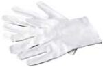 P75-00L Carex Cotton Gloves, White, Large, Pair (Washable & Hypoallergenic)