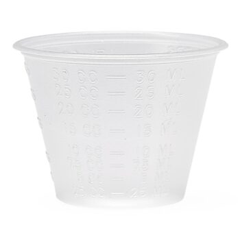 DYND80000SL Medline 1oz Graduated Medicine Cups Sleeve of 100