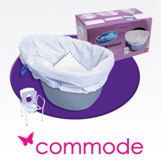 PA-1082 Pail/Commode Liners Box of 20, Contains Odor Neutralizer And Decaying Catalyst (Gelling Agent)