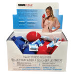 SB-SKR-24CTM OBUSFORME Hand Stress Reliever Ball (Blue or Red)