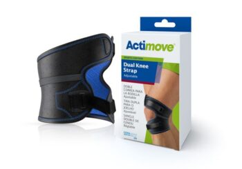 75591-13 BSN Actimove Sports Edition Dual Knee Strap Black X-Large (17 3/4"-19 1/4" Above Knee)