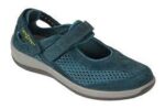 OrthoFeet Women's Mary Janes Shoe Reef BLUE