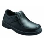 OrthoFeet Men's Dress Shoe Carnegie BLACK