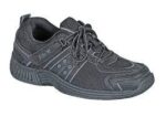 OrthoFeet Men's Athletic Shoe Monterey Bay BLACK