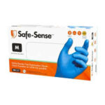Safe Source PF Nitrile Exam Gloves Large Box of 100 (NTR5004BE)