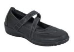 OrthoFeet Women's Mary Janes Shoe Celina BLACK