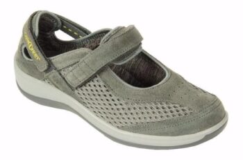 OrthoFeet Women's Mary Janes Shoe Reef GRAY
