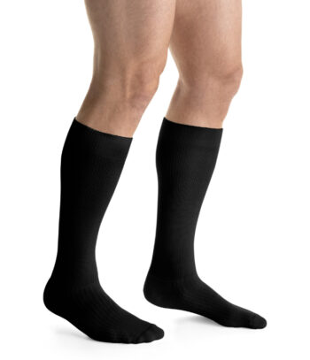 110495 Jobst ActiveWear Knee CT Large Medical Compression Socks 20-30mmHg Black