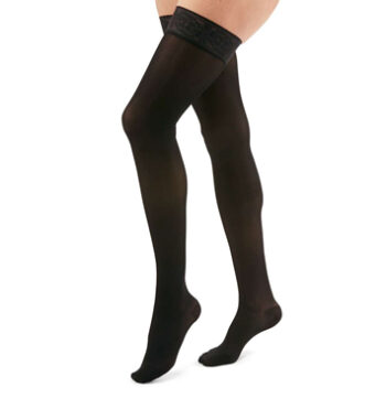 RT142154 Medi DuoMed Transparent Thigh High CT Compression Stockings 15-20mmHg X-Large, Black
