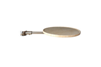 7623-DB Sure Stand Security Pole Swivel Tray Accessory - Deep Bronze