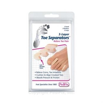 P280M PediFix® 3-Layer Toe Separators™ Medium (6 Per Pack)